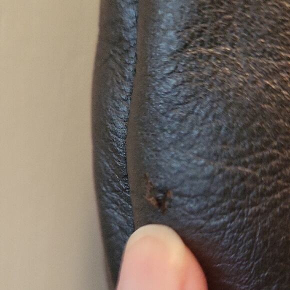 Coach Platinum Gray Leather Shoulder Bag Purse Tote with Buckle F24961 - Picture 9 of 16